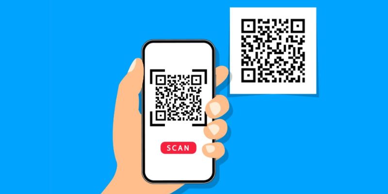 Nạp tiền 8KBET thông qua cách quét mã QR 